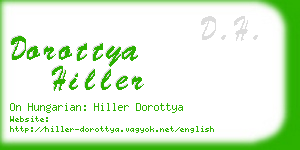 dorottya hiller business card